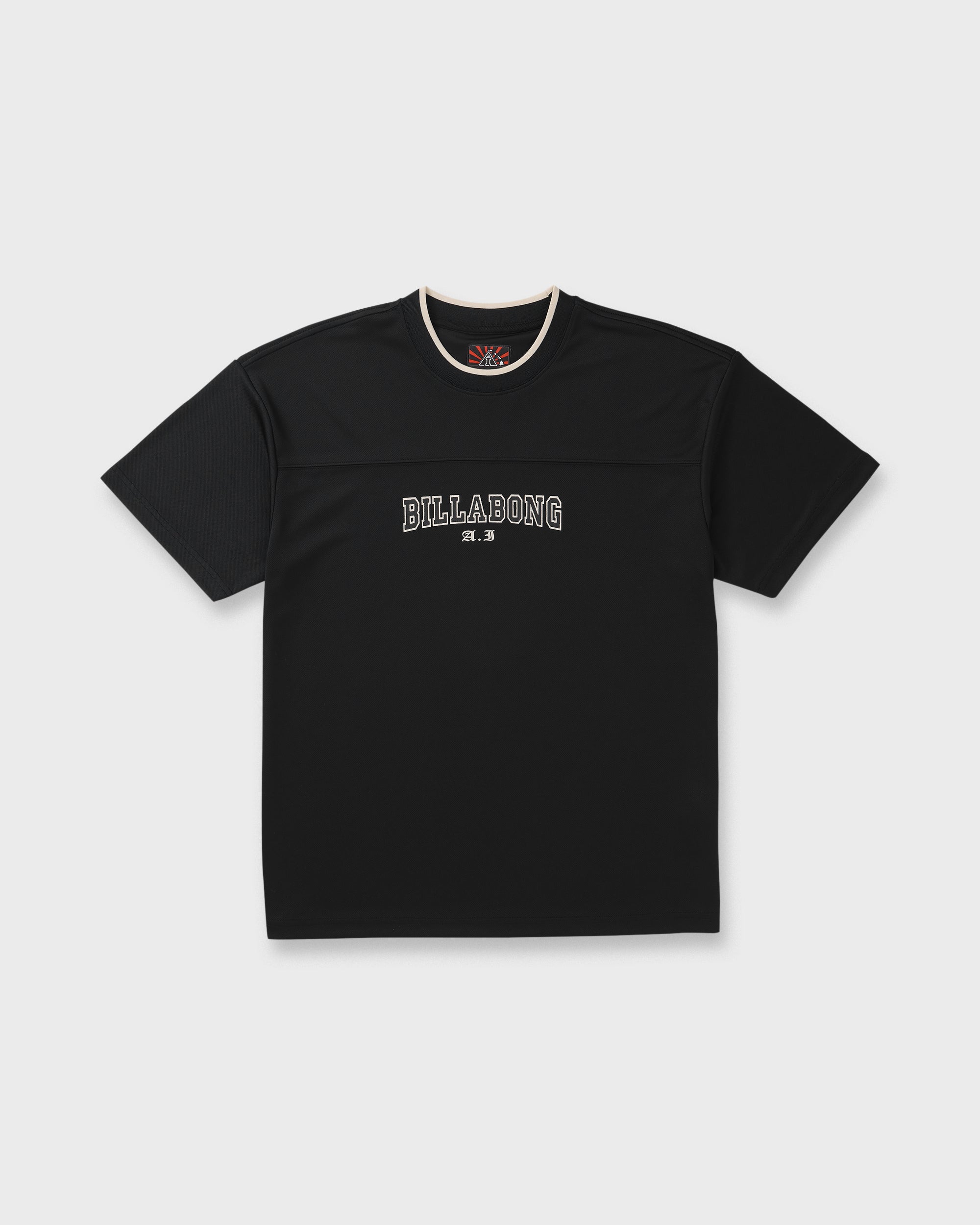 A.I. Mesh Jersey Short Sleeve T-Shirt - Black