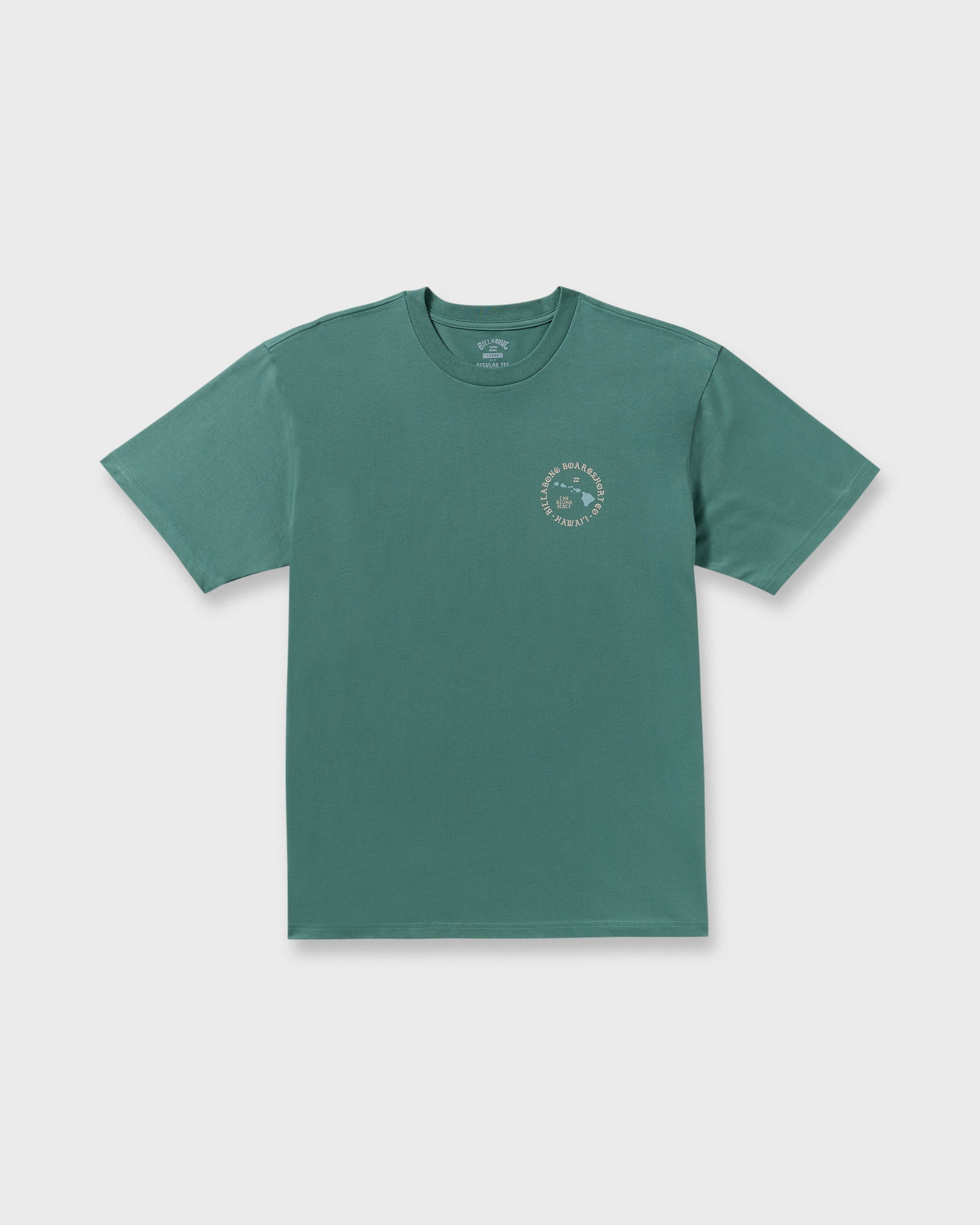 Aloha Island Hi Regular Short Sleeve T-Shirt - Sage Green