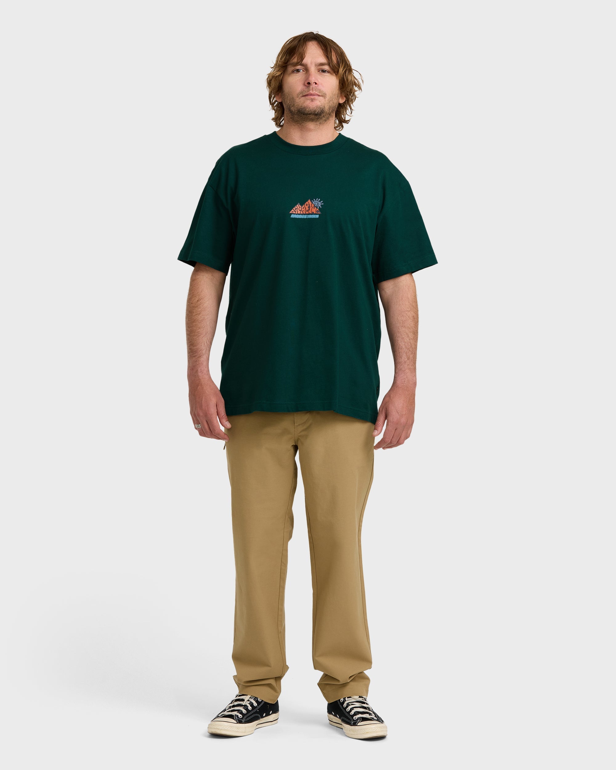 A/Div Reach The Peak OG Short Sleeve T-Shirt - Spruce Green