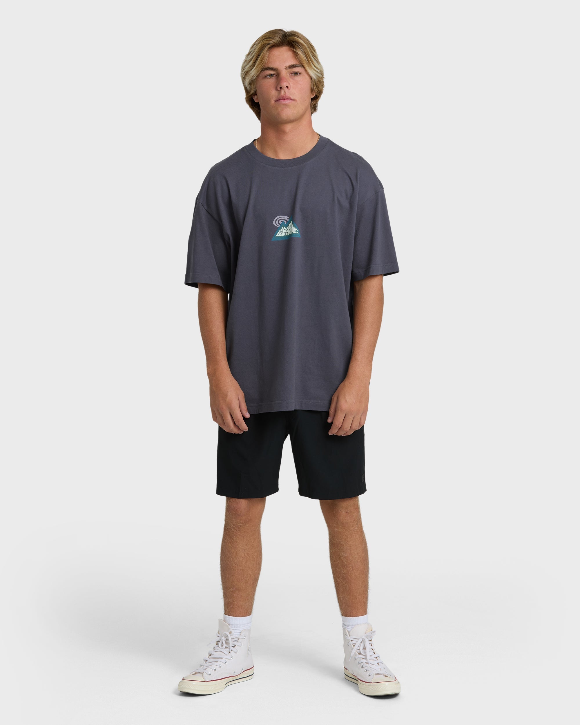 Reach The Peak Adiv Og Short Sleeve T-Shirt - Graystone
