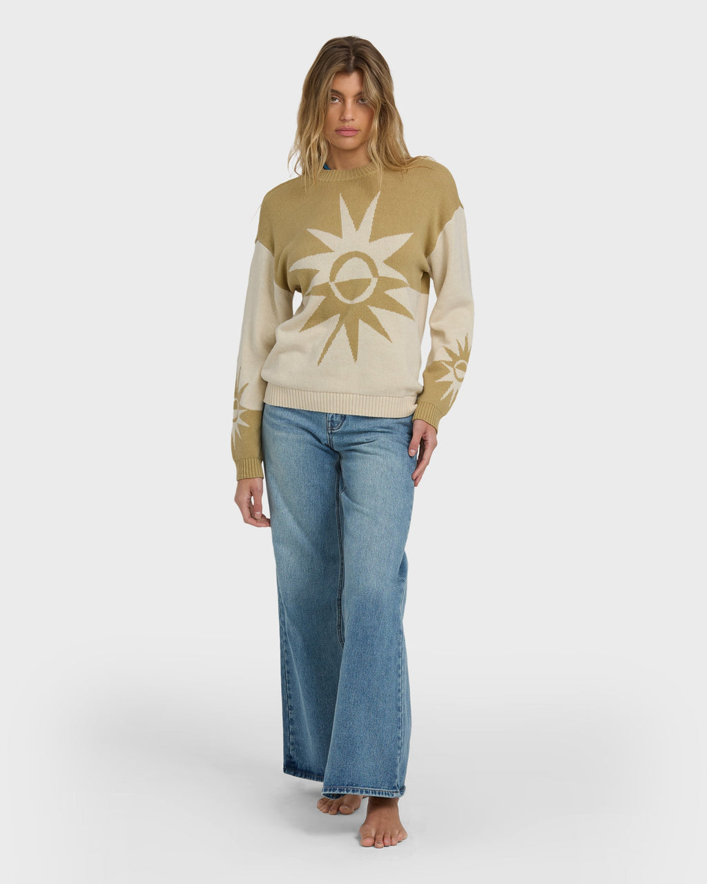 Reverse Heat Sweater - Green Ash