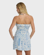 In The Sky Mini Dress - White Cap