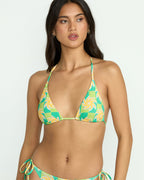 Trippin On Sun Multi Triangle Bikini Top - Multi