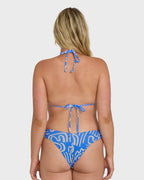 Le Love V Hike Skimpy Bikini Bottom - True Blue