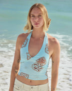 Sunny Sometimes Tank Top - Clearwater