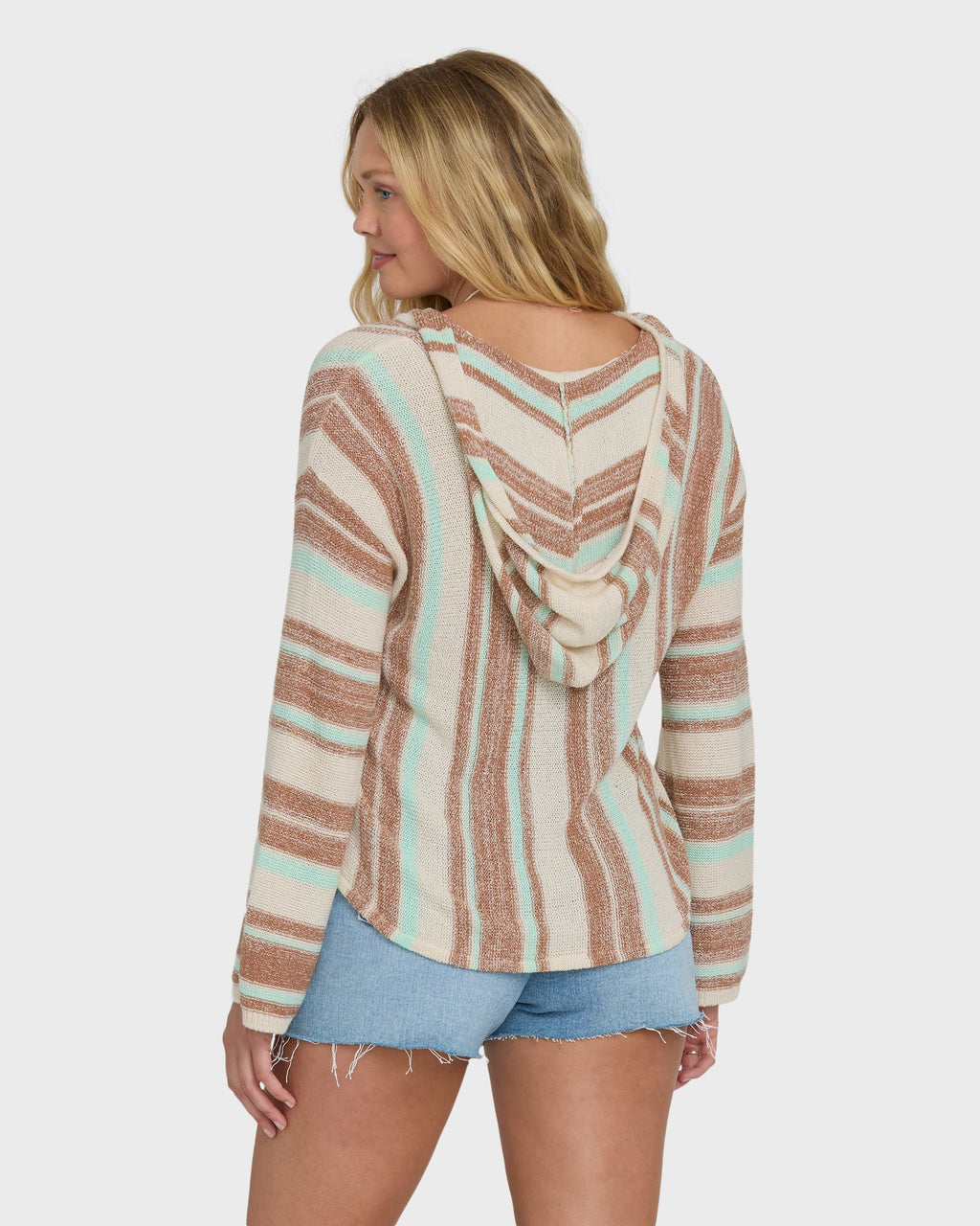 Baja Beach Hooded Sweater - Sugar Almond