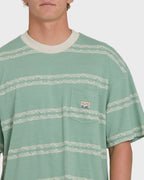 Baxter Short Sleeve Knit T-Shirt - Granite Green