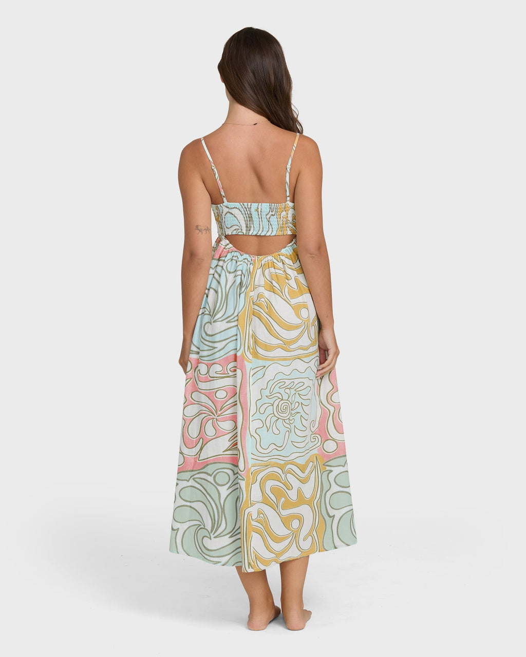 Island Life Midi Dress - Clearwater