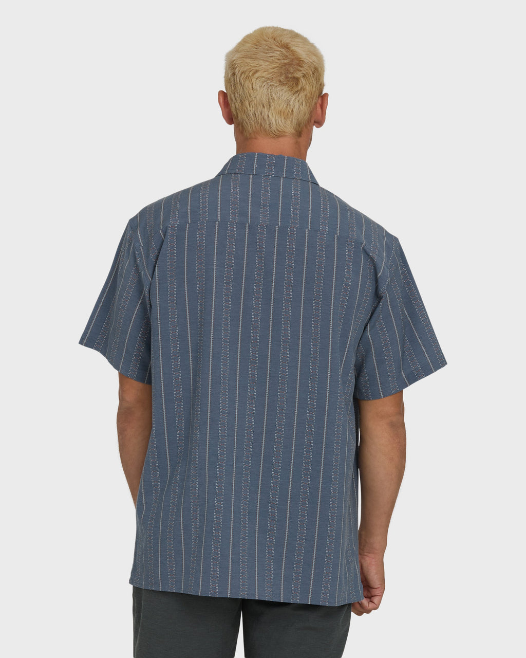 A/Div Surftrek Transit Short Sleeve Woven Shirt - True Navy
